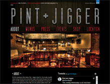 Tablet Screenshot of pintandjigger.com